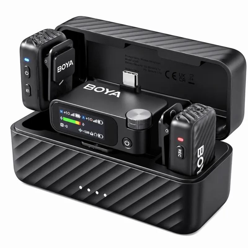 Boya Mic 2 AI Powered Mini Wireless Microphone